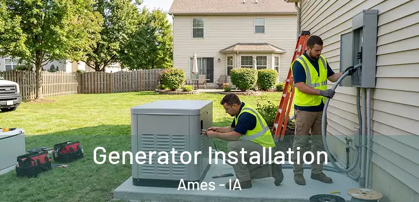  Generator Installation Ames - IA