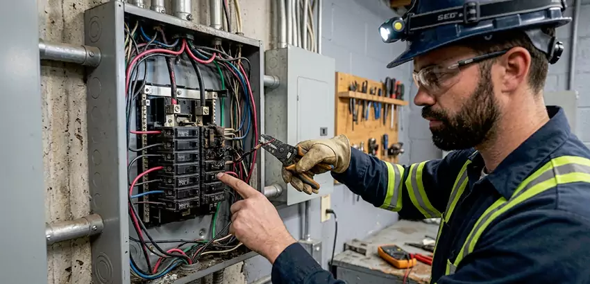 Breaker Box Short Circuit Repair in Ames