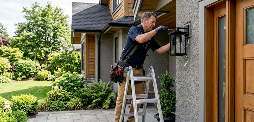 Outdoor and Exterior Light Fixture Installation in Ames