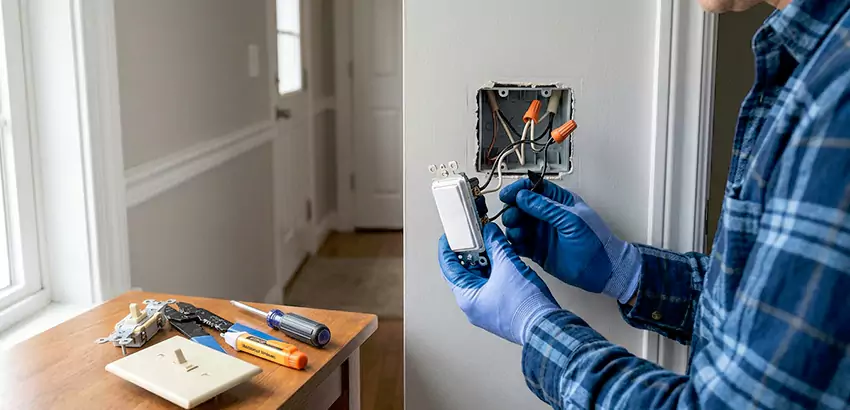 Motion Sensor Light Switch Replacement in Ames