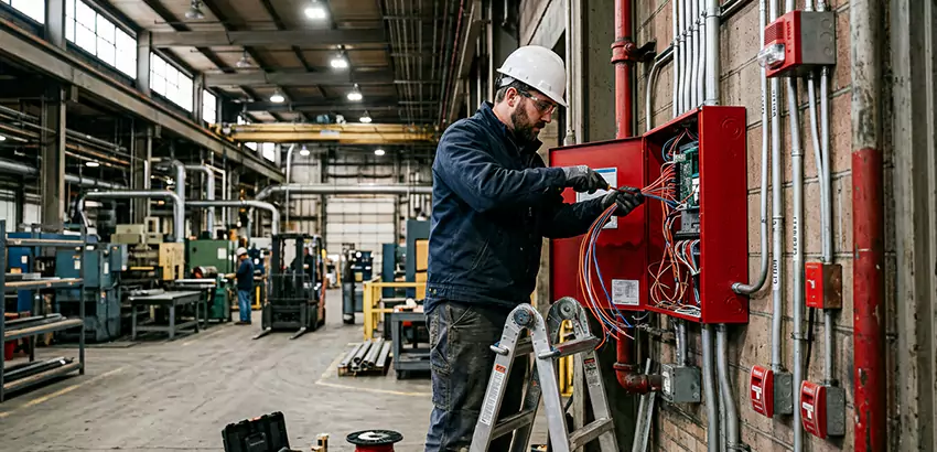 Industrial Fire Alarm Installation in Ames