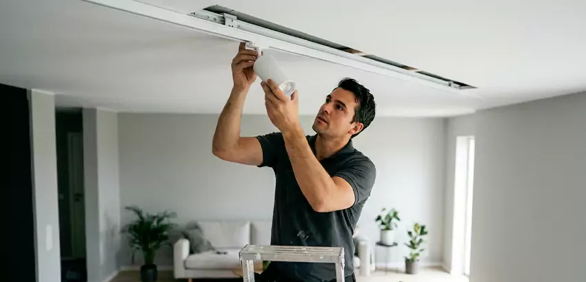 Recessed Track Lighting Installation in Ames