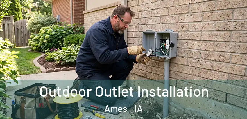  Outdoor Outlet Installation Ames - IA