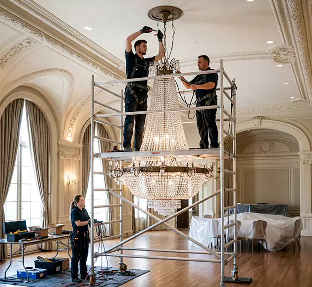 Professional Chandelier Installation: Your Local Fixture Team in Ames, IA