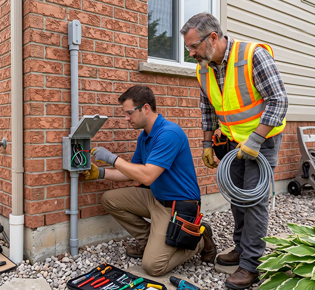 Professional Outdoor Outlet Installation: Your Local Exterior Wiring Team in Ames, IA